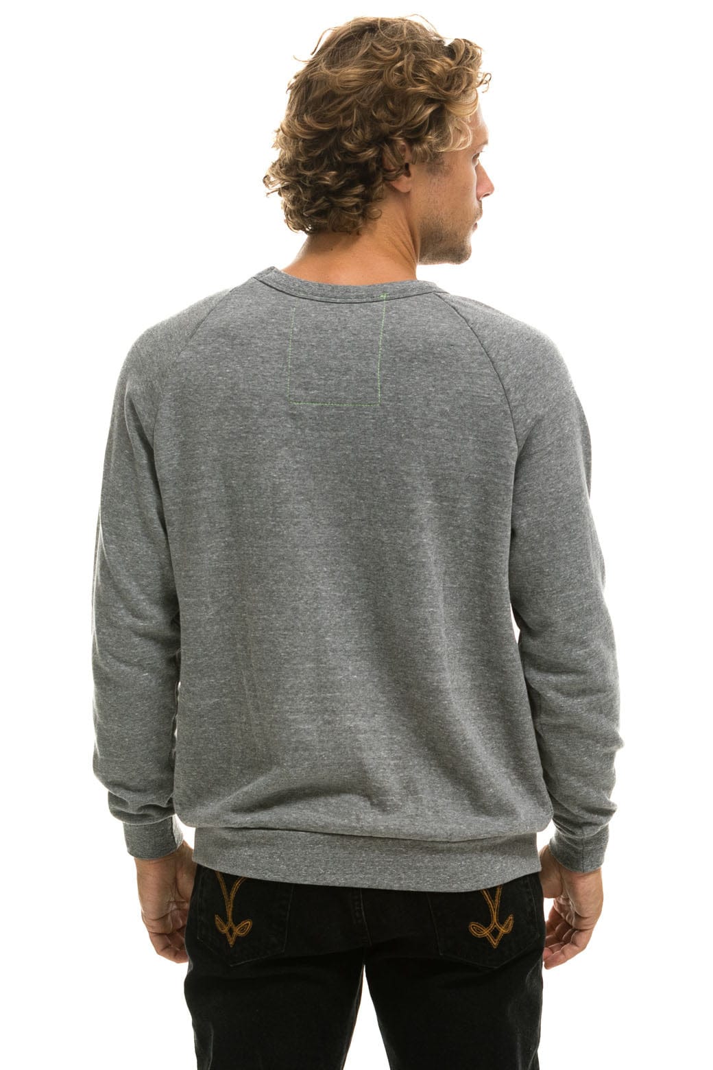 LOGO SWEATSHIRT - HEATHER GREY - Image 6