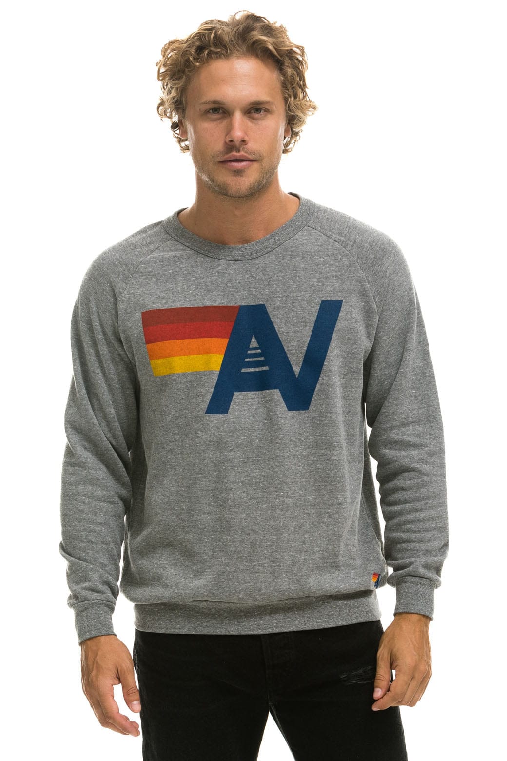 LOGO SWEATSHIRT - HEATHER GREY - Image 2
