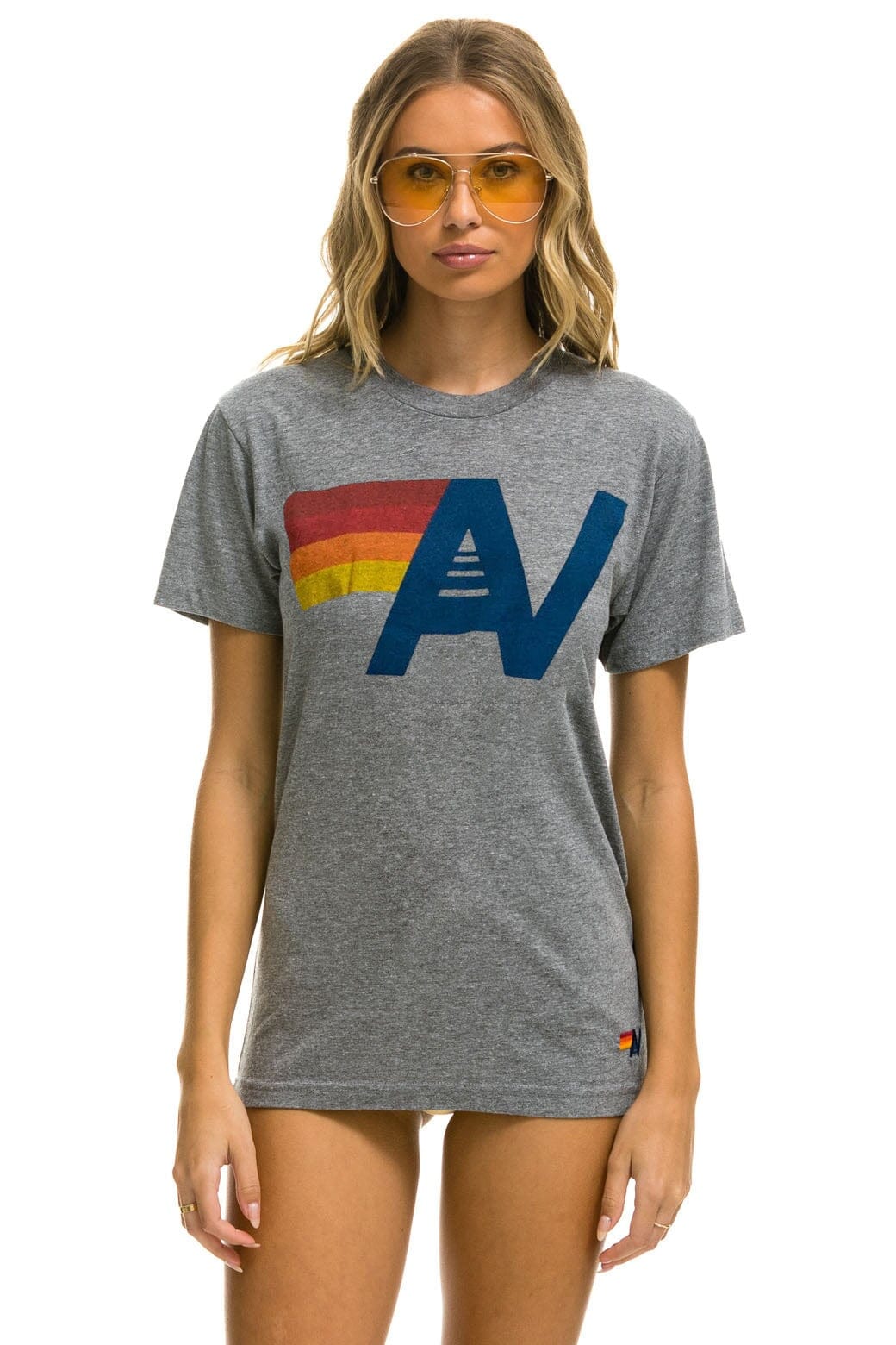 LOGO TEE - HEATHER GREY - Image 2