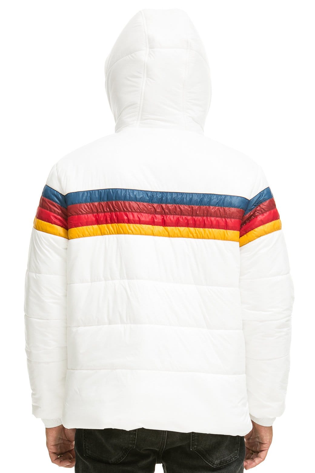 4 STRIPE LUXE TREKKER JACKET - GLOSSY WHITE - Image 5