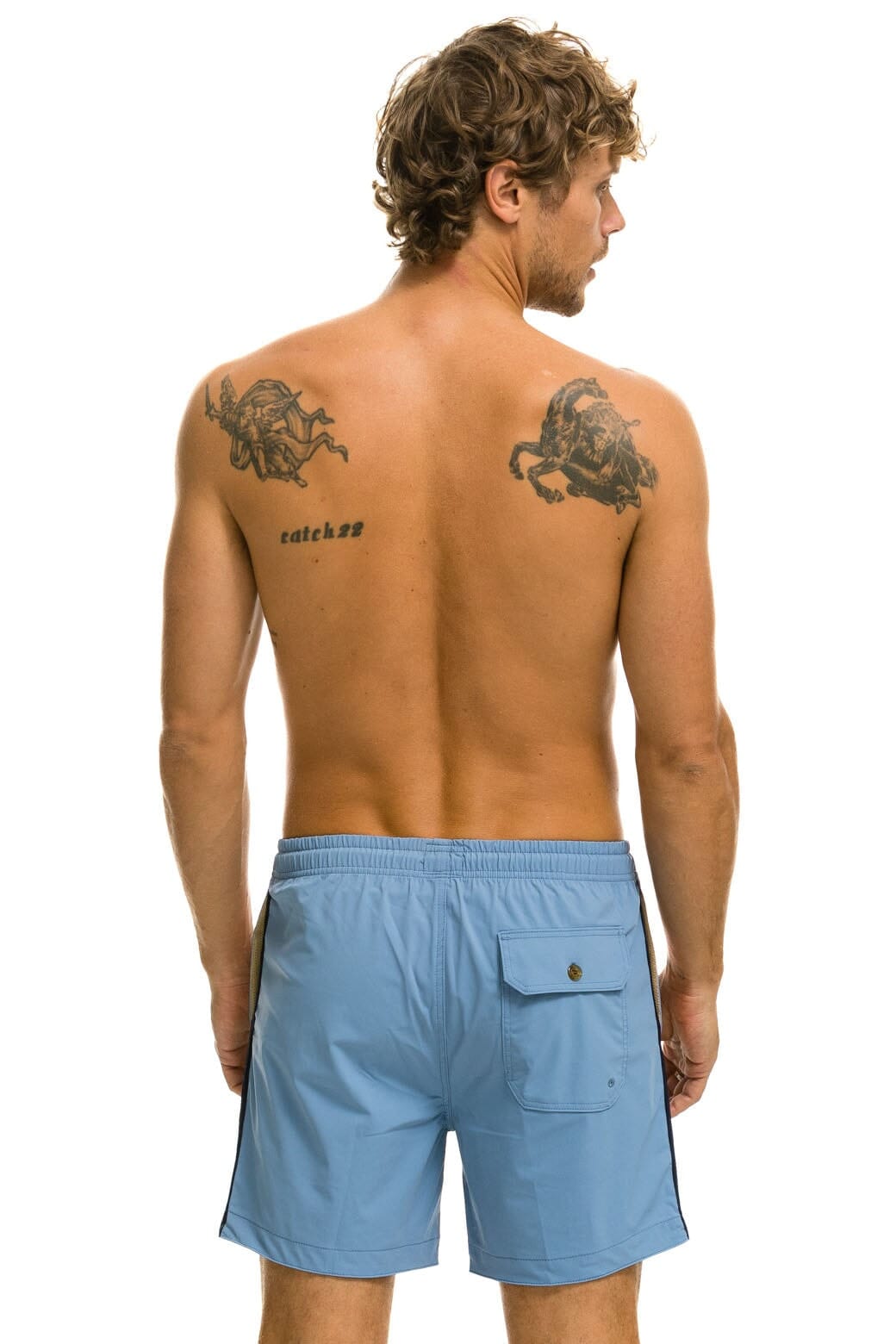 MEN'S 5 STRIPE FLEX SHORTS - ISLANDA - Image 4