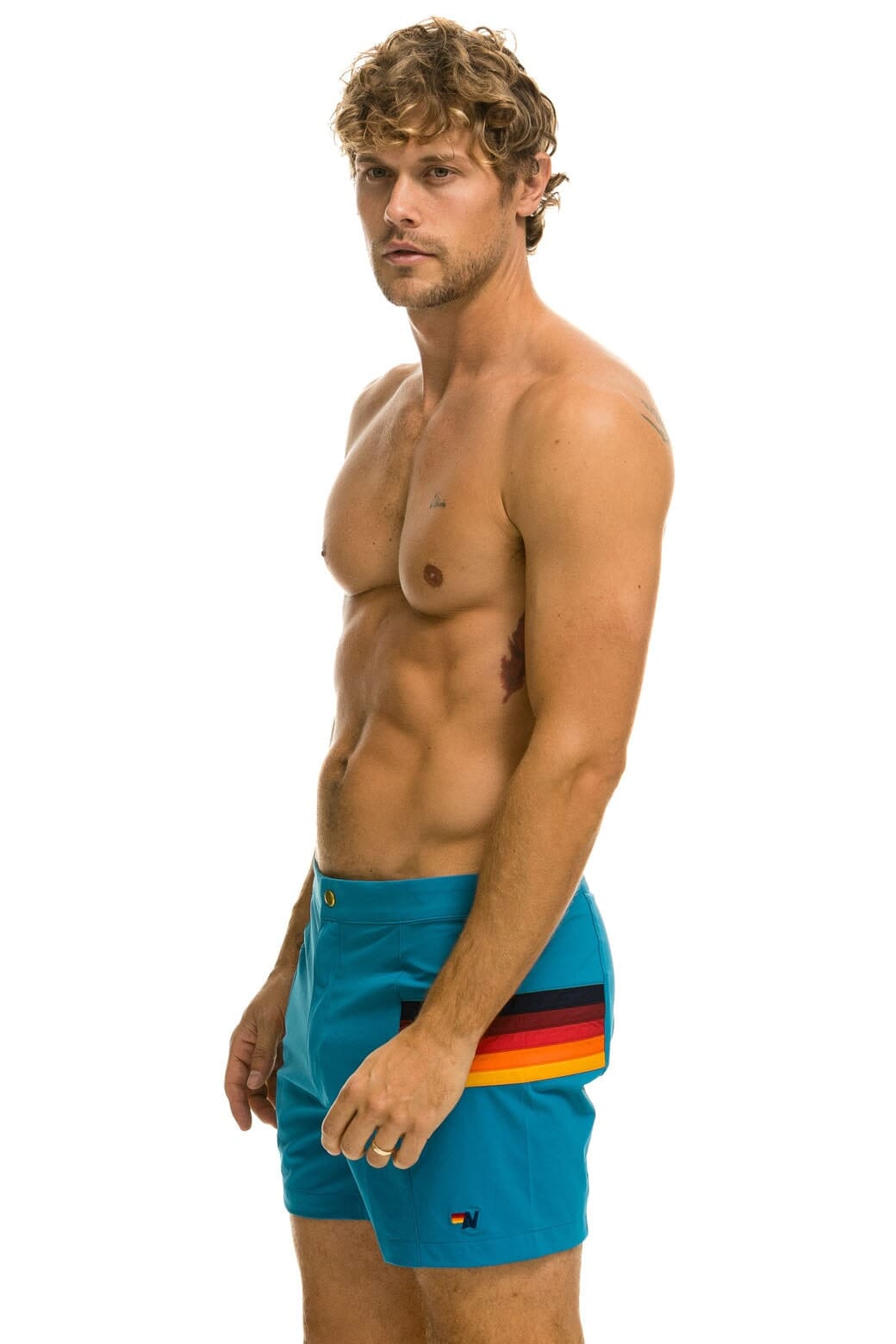 MEN'S HORIZONTAL 5 STRIPE FLEX SHORTS - ANTIGUA - Image 2