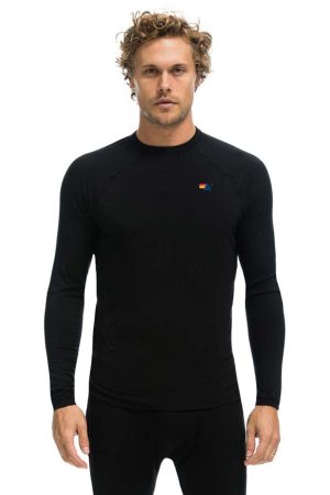 MICRO MODAL BASE LAYER TOP - BLACK