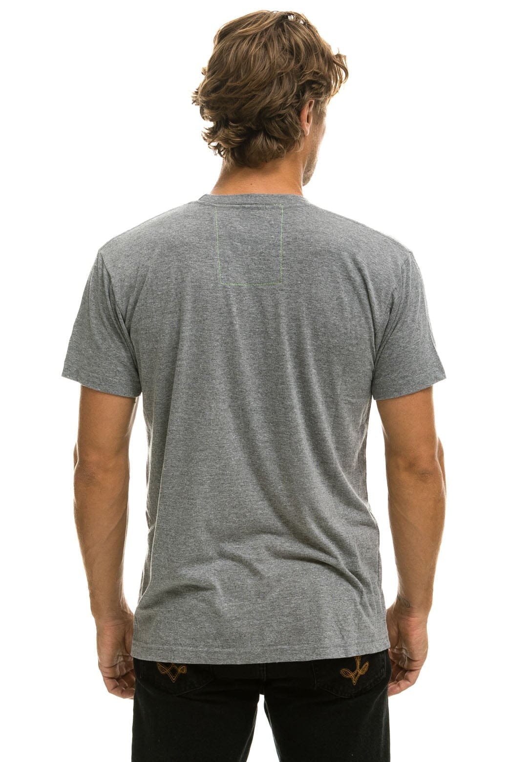 SIGNATURE TEE - HEATHER GREY - Image 4