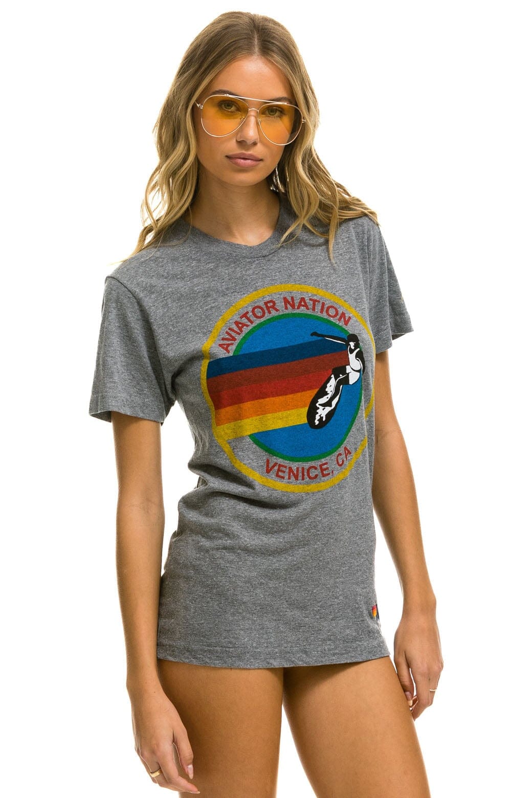 SIGNATURE TEE - HEATHER GREY - Image 5