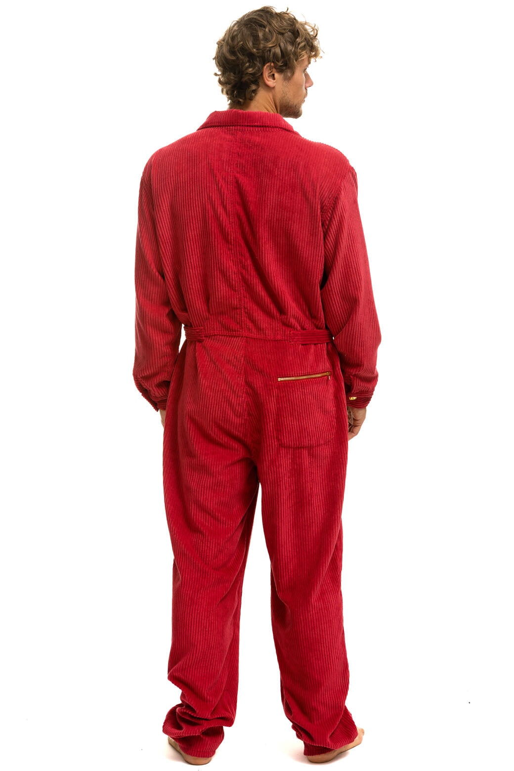 UNISEX CORDUROY FLIGHT SUIT - CHERRY - Image 8