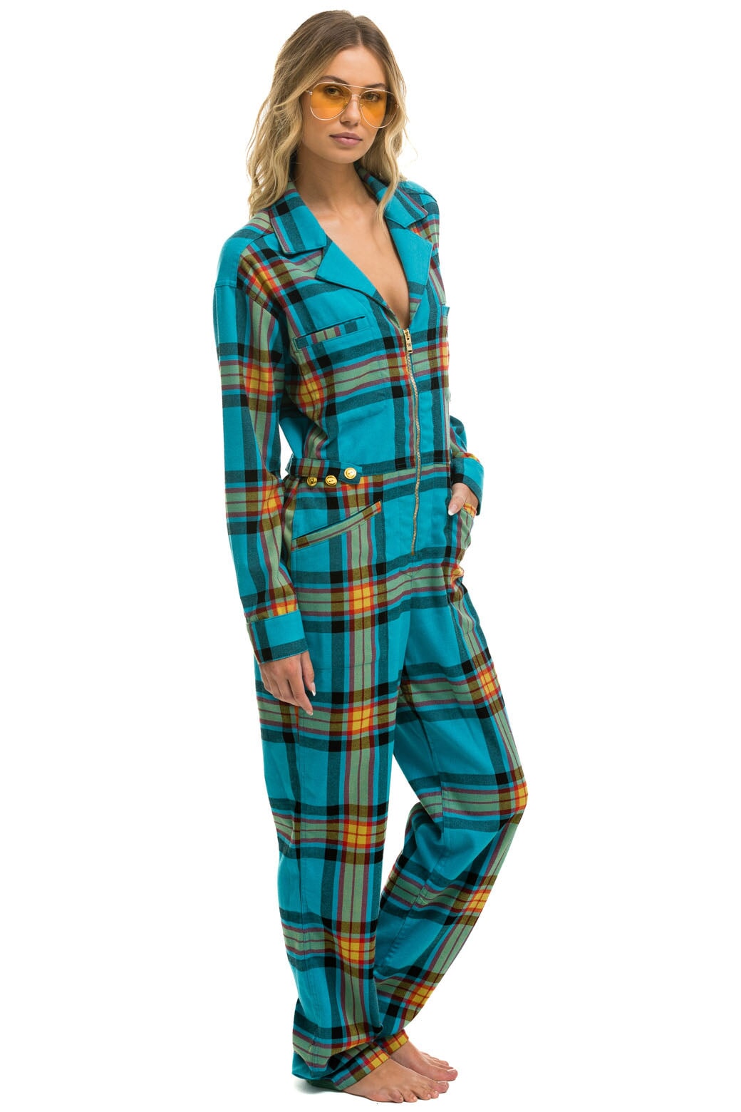 UNISEX PLAID FLIGHT SUIT - JACKSON PLAID - Image 5