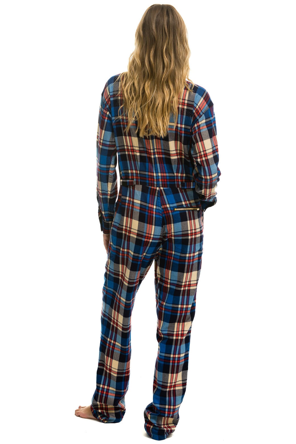 UNISEX PLAID FLIGHT SUIT - PATRIOT PLAID - Image 5
