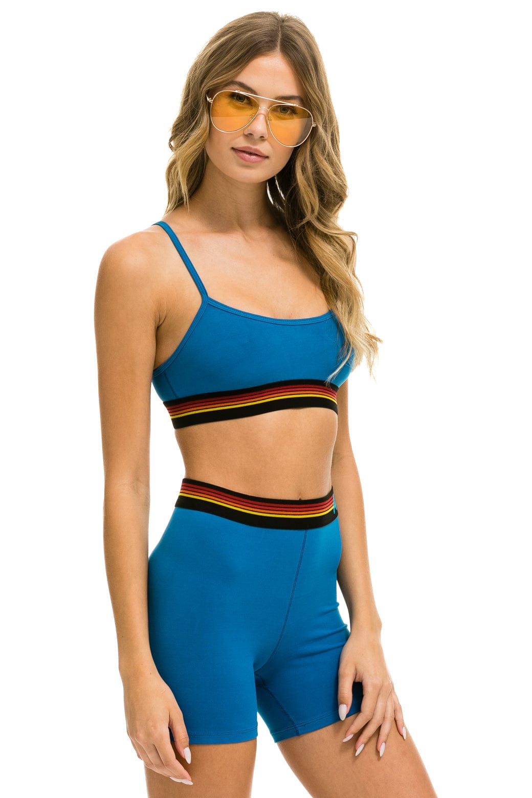 LOGO ADJUSTABLE BRALETTE - CARIBBEAN - Image 3